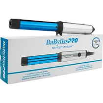 Mini Modelador Babyliss Pro Nano Titanium Bntmwuc 25MM Bivolt - Preto/Azul