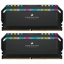 Memoria Ram Corsair Dominator Platinum DDR5 32GB (2X16GB) 6000MHZ RGB - Preto (CMT32GX5M2E6000C36)