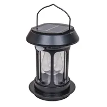 Lâmpara Solar Portátil para Camping Preta