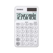 Calculadora Compacta Casio SL-310UC-We de 10 Dígitos - Branco