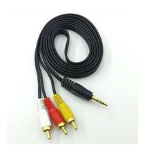 Cabo Audio Aux P2 A 3 Rca 1.50 MTS