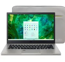 Notebook Acer Vero AV14-52P-742T, Intel Core i7-1355U 1.70HZ (5.00GHZ), 16GB Ram, 512GB SSD, Tela 14" Full HD (1920 X 1080) Ips, Windows 11 Home, Inglês, Cobblestone Cinza + Capa