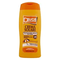 Protetor Solar Delice Solaire Crema Solare Protezione Media Pelle Chiara - FP20 - 250ML  Protetor So...