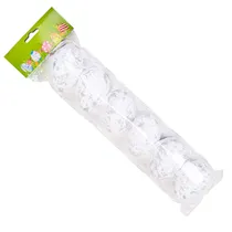 Ovos Decorativos de Páscoa 6 PCS com Glitter