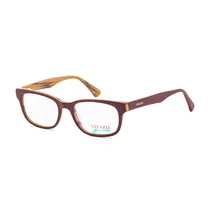 Armação para Óculos de Grau Unissex Visard M606-C2 - Vermelho/Marrom