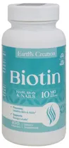 Earth's Creation Biotin 10MG (100 Capsulas)