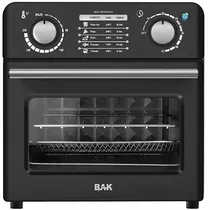 Fritadeira Elétrica BAK Air Fryer Oven BK-AO10L-127 1.000 Watts 10 Litros 127V ~ 60HZ - Preta/Prata