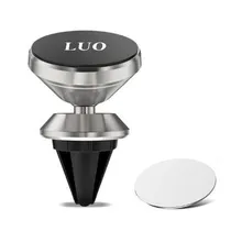 Suporte de Celular para Carro Magnetico Luo LU-429 - Cinza/Preto