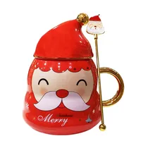 Taza Navideña Rojo 6.8X14CM 420ML