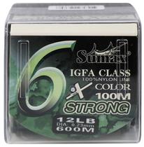 Linha Monofilamento Sumax 6X Strong SD-971 0,23MM 12LB 600M Green