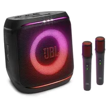 Spaeaker JBL Party Box Encore 2 Plus com 2 Micrófones Bivolt - Black