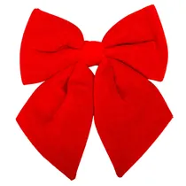 Laço Vermelho Natalino 25X20 CM Vermelho