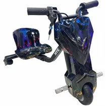 Triciclo Electrico Hye TR01 6.5" 50KG 150W - Black/Red Lightning