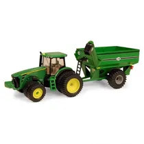 John Deere 1/64 Trator W/JM Grain Cart 8320R 45236V
