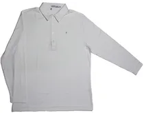 Outlet Suéter Polo Criquet Branco-Azul Ceu Masculino