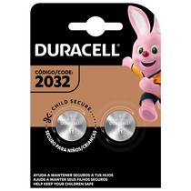 Pilha Botao Duracell CR2032 - 2 Unidades