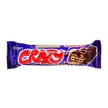 Biscoito Wafer Chocolate Solen Crazy Ao Leite 30G
