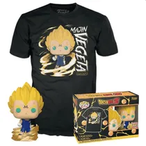 Funko Coleccionables Pop Dragon Ball Z Majin Vegeta + Camiseta L
