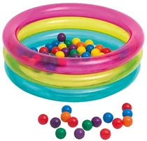 Piscina Inflavél Intex 48674NP com Bolinhas Coloridas (68 Litros)