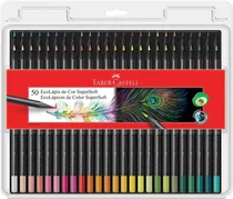 Ecolápis de Cor Super Soft Faber Castell - 654124 (50 Cores)