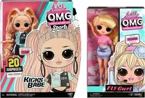 Combo Bonecas L.O.L Surprise O.M.G Kicks Babe Sport + FLY Gurl Fashion
