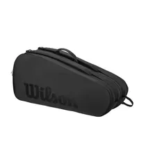 Raqueteira para Tenis Wilson Noir Tour 6PK Racket Bag Black