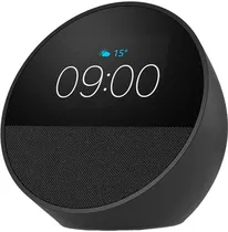 Speaker Amazon Echo Spot Alexa Smart com Relógio - Preto (2024) (Caixa Feia)