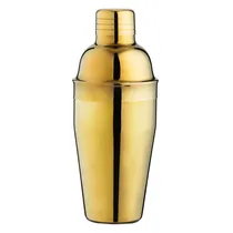 Coqueteleira Aço Inox 350ML c/ Coador, para Preparo de Drinks, Caipirinha e Bebidas