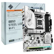 Placa Mae Asrock B850 Steel Legend Wi-Fi Socket AM5 / DDR5