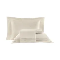 Juego de Sábanas Altenburg Unitá King Size Beige 4 Piezas