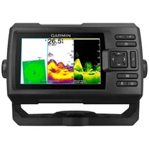 Localizador de Peixes Garmin Striker Vivid 5CV, Transdutor GT20-TM, Sonar Chirp Clearvü, GPS Integrado, 010-02551-01