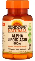 Sundown Naturals Alpha Lipoic Acid 600MG (60 Capsulas)