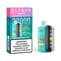Pod Descartável Elfbar GH23000 Lime Grapefruit Ice 23.000 Puffs