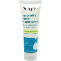 Kit Máscara Facial + Esfoliante com Ácido Hialurônico Ruby Rose HBF 505
