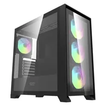 Gabinete Gamer Aigo Darkflash DRX90 Glass Mid Tower - Preto (4 Fans Argb)