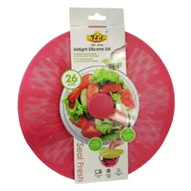 Tampa de Silicone Multiuso Rosa 26CM