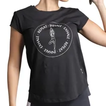 Remera MC Con Serigrafia 43172 Negro- M