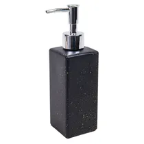 Dispenser Sabonete Porcelana Banheiro Preto