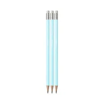 Lápiz de Grafito Con Borrador Stabilo Swano Pastel 8275 Celeste Pastel 3 Unidades