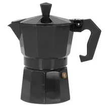 Cafeteira Italiana Alumínio 3 Xicaras 150ML Preto