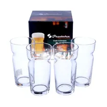 Vaso para Cerveza Fraft 400ML 4PZS