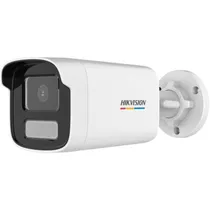 Câmera de Vigilância Hikvision Bullet DS-2CD1T47G2-L Colorvu Externo - Branco/Preto