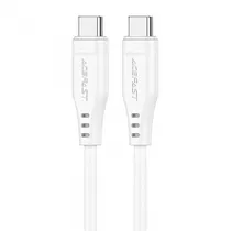 Cabo Acefast C3-03 USB-C p/ USB-C 60W 1.2M White  Cabo Acefas...
