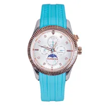 Relógio Feminino Analógico Hummer Multiponteiros WH2-224397 Borracha