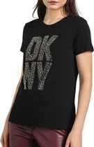 Camiseta DKNY P3MHJDNA-BLK - Feminina