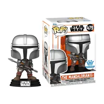 Funko Pop Star Wars - The Mandalorian With Beskar Staff 479
