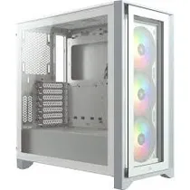 Gabinete Corsair 4000X Blanco RGB Icue Vidrio