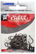 Anzol Marine Sports Super Chinu Black 04 com 50 PCS