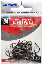 Anzol Marine Sports Super Chinu Black 04 com 50 Pçs
