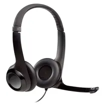 Headset Logitech H390 USB 981-000014 - Preto (Caixa Danificada)